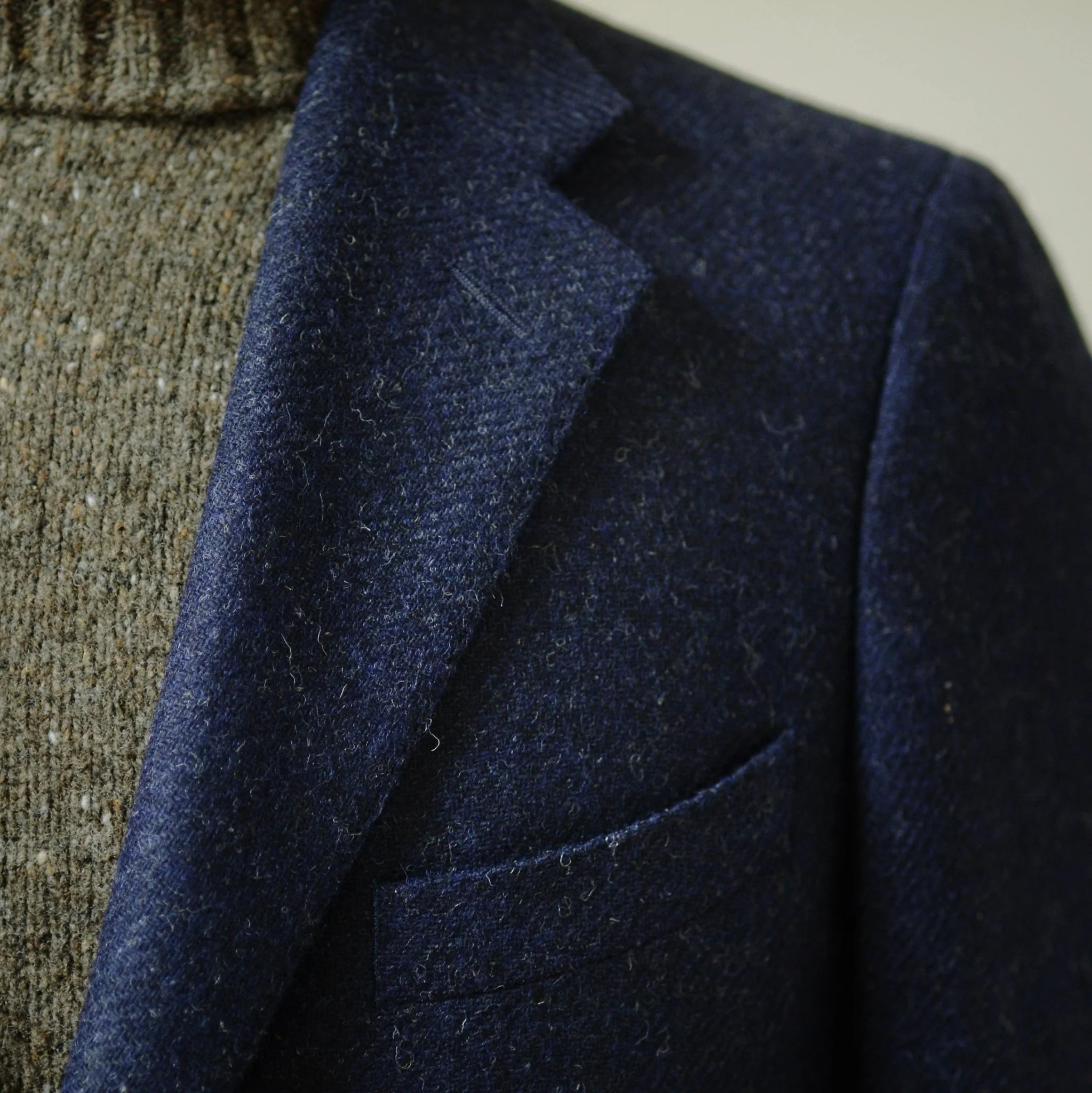 Navy Twill House Jacket - Image 8